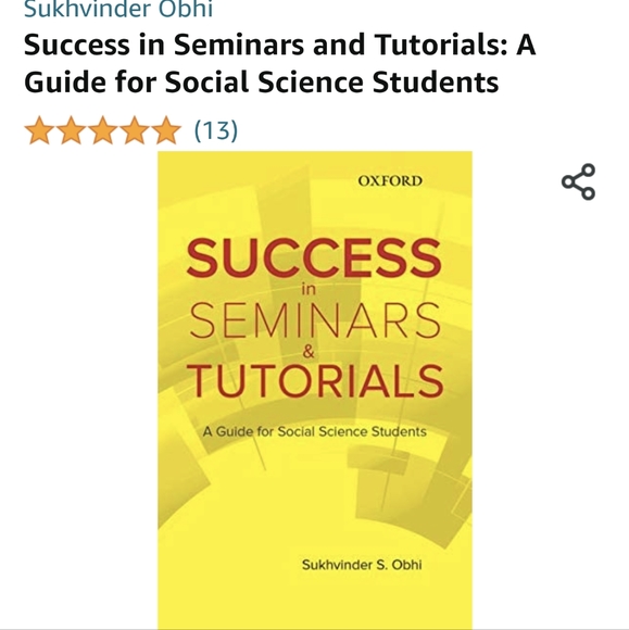 Success in Seminars and Tutorials:A Guide for Social Science university Students - Picture 4 of 7